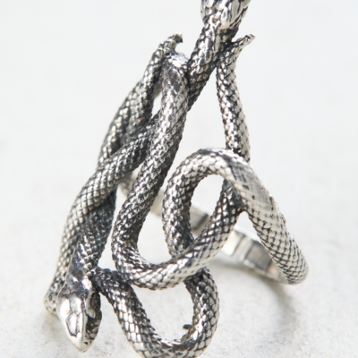 Sterling Serpente Ring